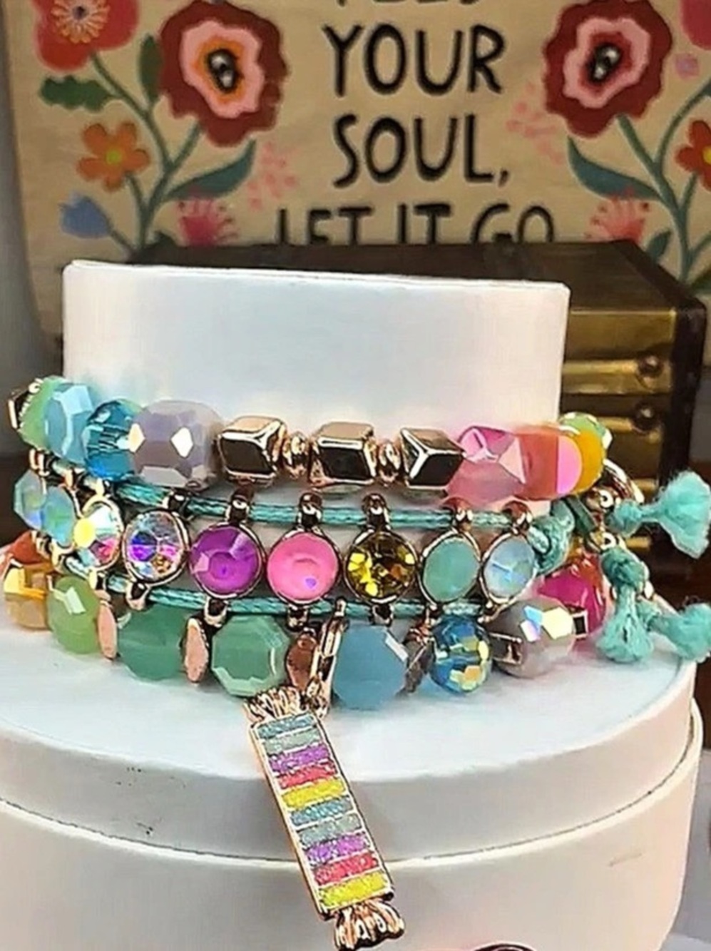 Bomb Party retro Halloween Charm Bracelet Stack New